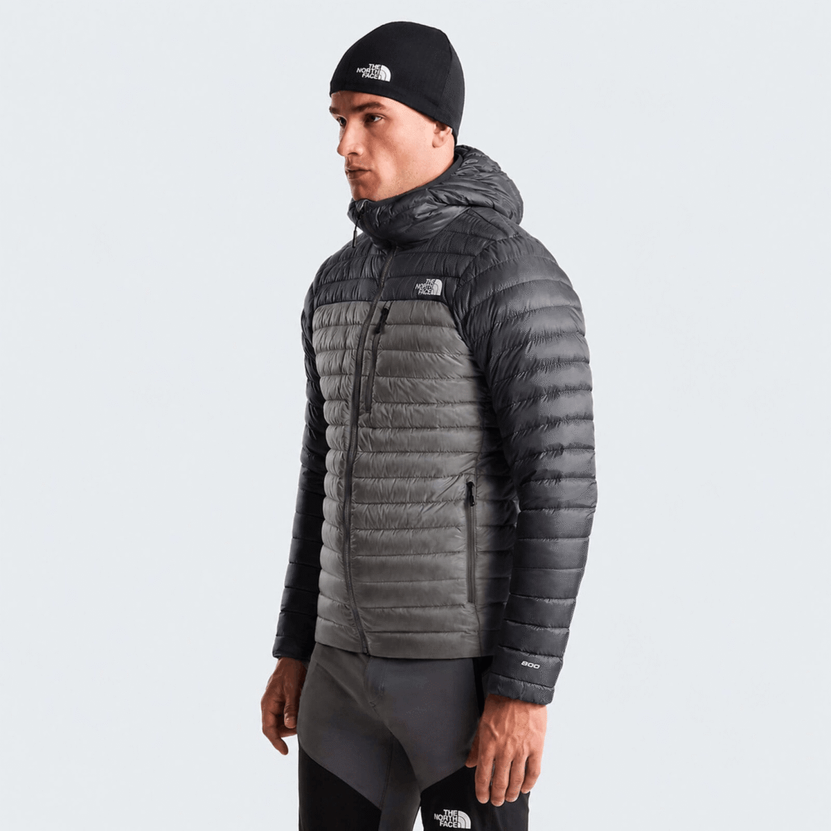 Men's The North Face Grey Bettaforca Lightweight Down Hooded Jacket
