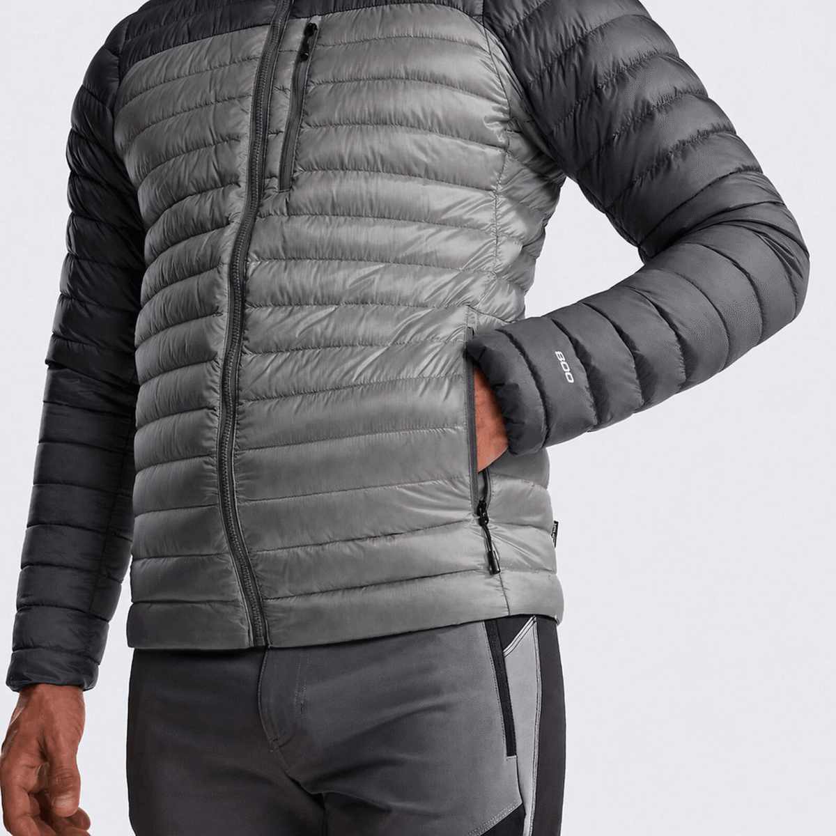 Men's The North Face Grey Bettaforca Lightweight Down Hooded Jacket