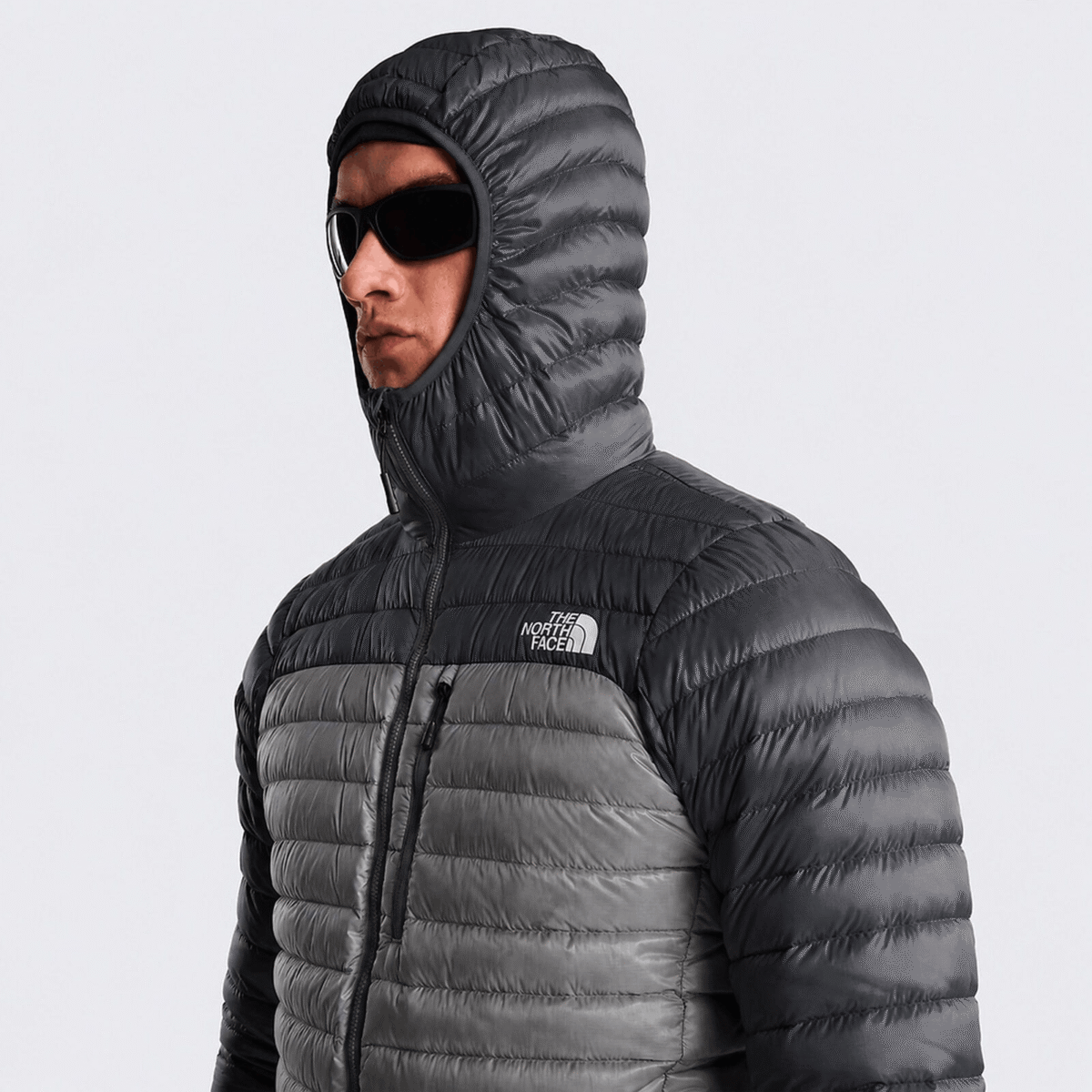Men's The North Face Grey Bettaforca Lightweight Down Hooded Jacket